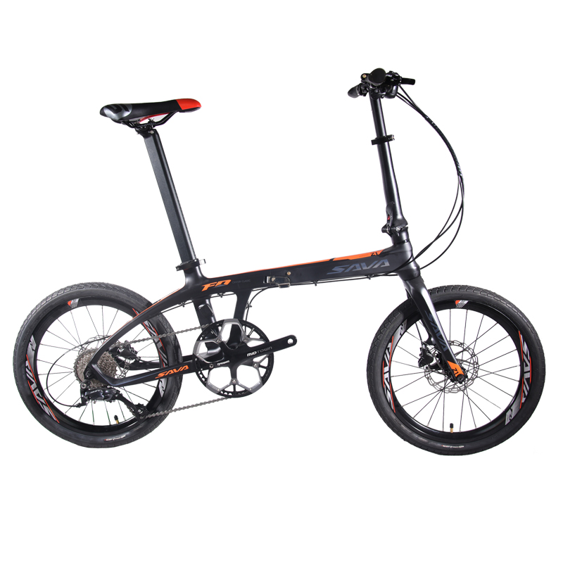 SAVA Z1 20-speed folding bicycle with 20 inch wheels carbon fiber folding bicycle with 22-speed SHIMANO 105 mini lightweight com, Orange
SAVA Z1 20-speed folding bicycle with 20 inch wheels carbon fiber folding bicycle with 22-speed SHIMANO 105 mini lightweight com, Orange