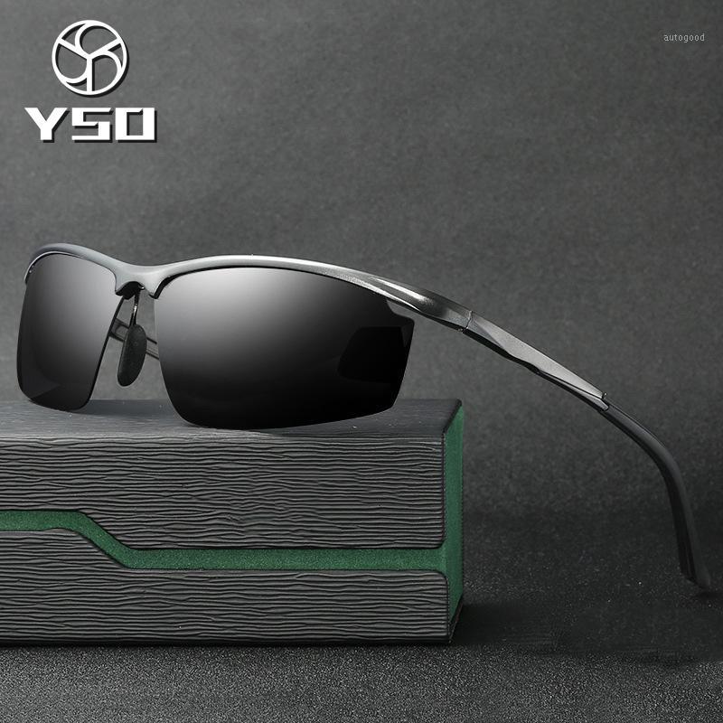 Sunglasses YSO Men Polarized UV400 Aluminium Magnesium Frame TAC Sun Glasses Driving Semi Rimless Accessory For 71061
Sunglasses YSO Men Polarized UV400 Aluminium Magnesium Frame TAC Sun Glasses Driving Semi Rimless Accessory For 71061
