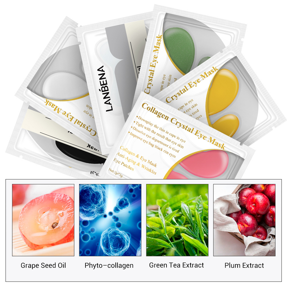 LANBENA 24K Gold Eye Mask Collagen Eye Patches Anti Dark Circle Puffiness Eye Bag Moisturizing Skin Care
LANBENA 24K Gold Eye Mask Collagen Eye Patches Anti Dark Circle Puffiness Eye Bag Moisturizing Skin Care