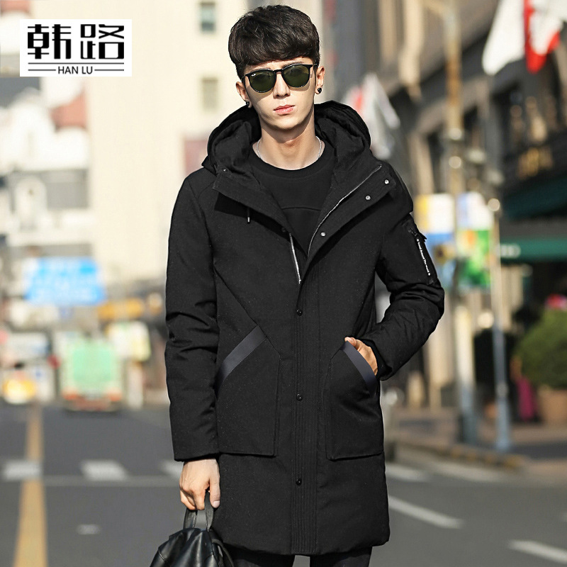 Hanlu winter sale black long section thicken white duck jackets with breathable windproof hood down jacket, Blake
Hanlu winter sale black long section thicken white duck jackets with breathable windproof hood down jacket, Blake