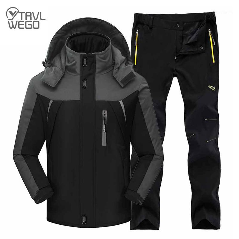TRVLWEGO Winter Ski Suit Men Windproof Waterproof Snowboard Jacket and Pants Outdoor Super Warm Thick Thermal Fleece Snow Coat1, Red army
TRVLWEGO Winter Ski Suit Men Windproof Waterproof Snowboard Jacket and Pants Outdoor Super Warm Thick Thermal Fleece Snow Coat1, Red army