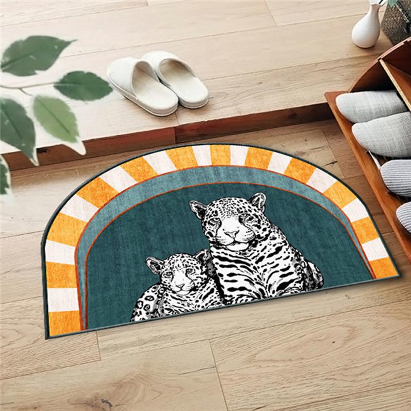 Carpets Entrance Doormat Abstract Half Round Dust Proof Anti Slip Door Mat Morden Leopard Printed Kitchen Floor Mats Bedroom Carpet Rugs
Carpets Entrance Doormat Abstract Half Round Dust Proof Anti Slip Door Mat Morden Leopard Printed Kitchen Floor Mats Bedroom Carpet Rugs