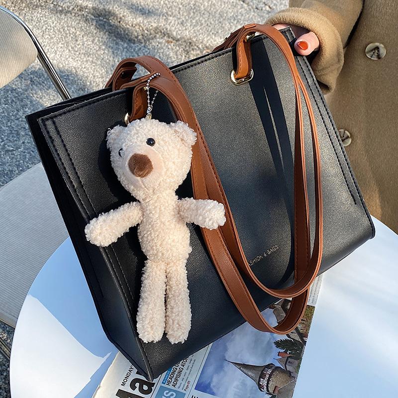 Soild Color Square PU Leather Shoulder Bags For Women 2021 Lady Large Hand Bag Female Fashion Handbags Famous Design Hand Bag, Black
Soild Color Square PU Leather Shoulder Bags For Women 2021 Lady Large Hand Bag Female Fashion Handbags Famous Design Hand Bag, Black