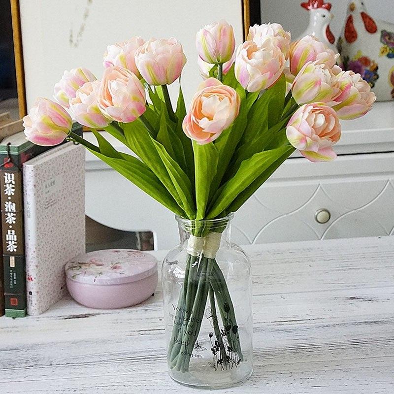 6pcs/Bouquet French Tulips Artificial Flower For Wedding Party Home Garden Decoration Silk Tulip Hands Holding Fake Flowers, Red
6pcs/Bouquet French Tulips Artificial Flower For Wedding Party Home Garden Decoration Silk Tulip Hands Holding Fake Flowers, Red