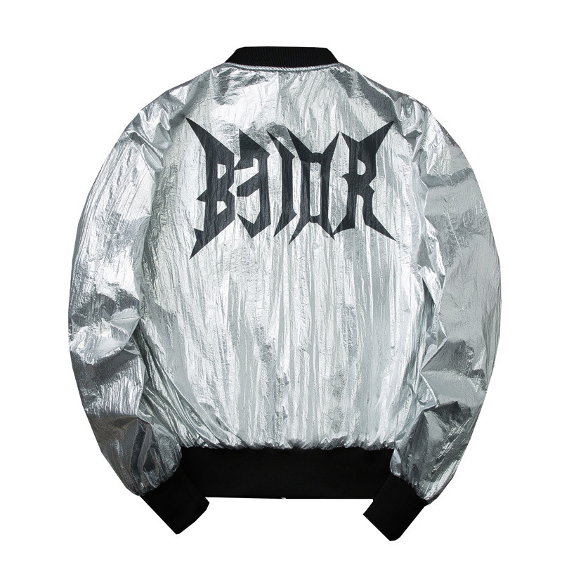 2021 New Male Fashion Hip Hop Baseball Double Face Flight Gold High Street Classic Jacket 66l1 66L1, Silver
2021 New Male Fashion Hip Hop Baseball Double Face Flight Gold High Street Classic Jacket 66l1 66L1, Silver
