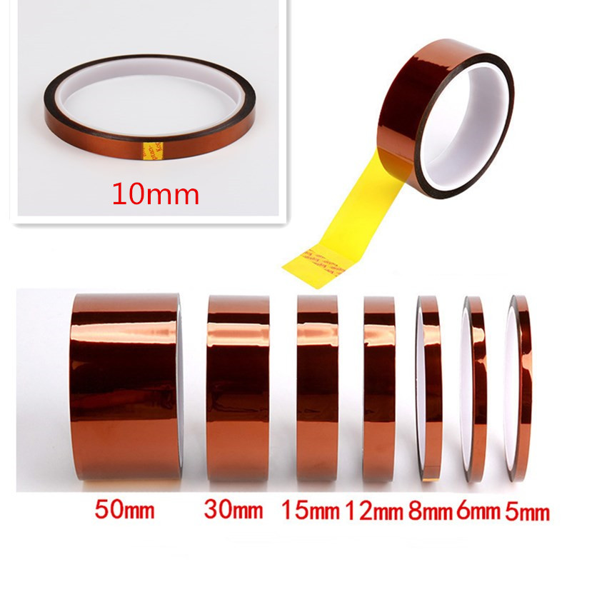 Gold Finger polyimide Heat Tape High temperature Resistance Adhesive Tapes Pi Sublimation tapes resistance 260C-300C 5mm 10mm 20mm 50mm
Gold Finger polyimide Heat Tape High temperature Resistance Adhesive Tapes Pi Sublimation tapes resistance 260C-300C 5mm 10mm 20mm 50mm
