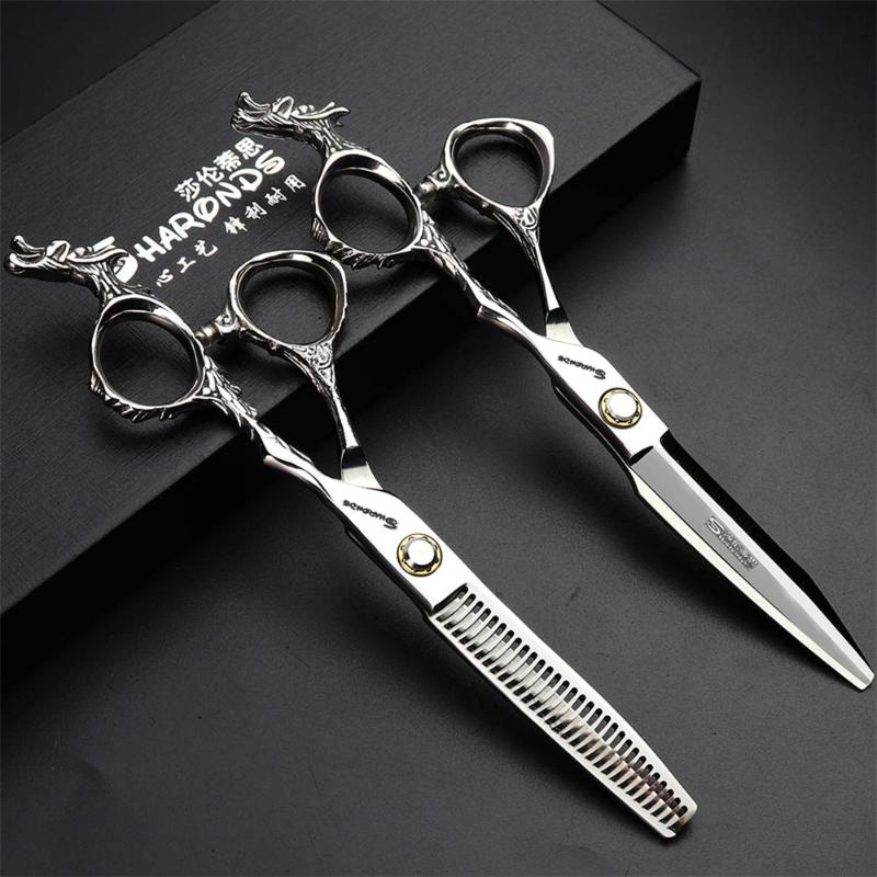 Scissors Barber Shop Scissors Professional Hairdresser 6 Inch Dragon Handle Japanese 440c Hairdressing
Scissors Barber Shop Scissors Professional Hairdresser 6 Inch Dragon Handle Japanese 440c Hairdressing