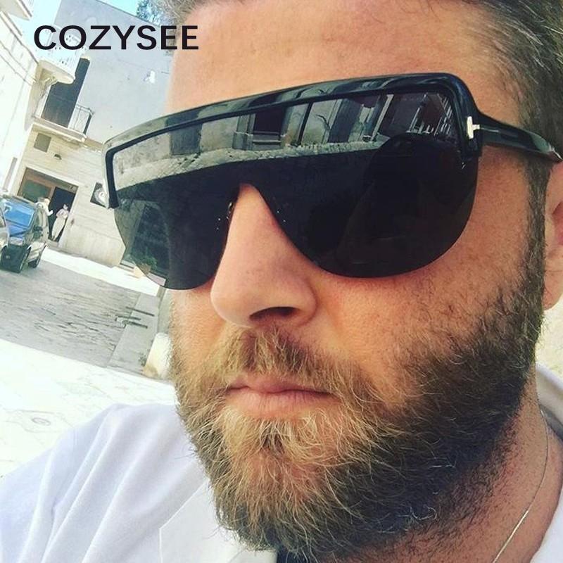 One Piece Oversize Black Sunglasses For Men Male Sun Glasses Shades UV Protection Women Eyewear
One Piece Oversize Black Sunglasses For Men Male Sun Glasses Shades UV Protection Women Eyewear