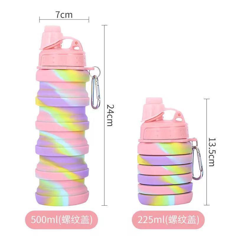 2021 new silicone foldable sports kettle new handle cover camouflage outdoor fitness portable foldable cup 500ml55, Customize
2021 new silicone foldable sports kettle new handle cover camouflage outdoor fitness portable foldable cup 500ml55, Customize