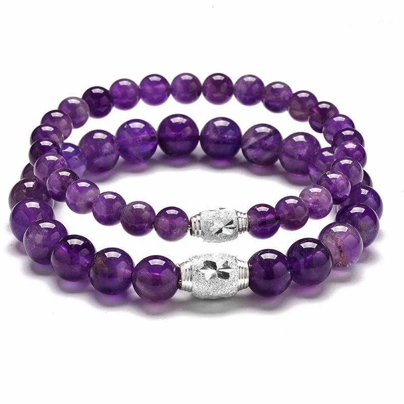 S925 Sterling Silver Natural Stone Agate Amethyst Beaded Bracelet Healing Body Engery Balance DIY Making Jewelry Lucky Gift1
S925 Sterling Silver Natural Stone Agate Amethyst Beaded Bracelet Healing Body Engery Balance DIY Making Jewelry Lucky Gift1