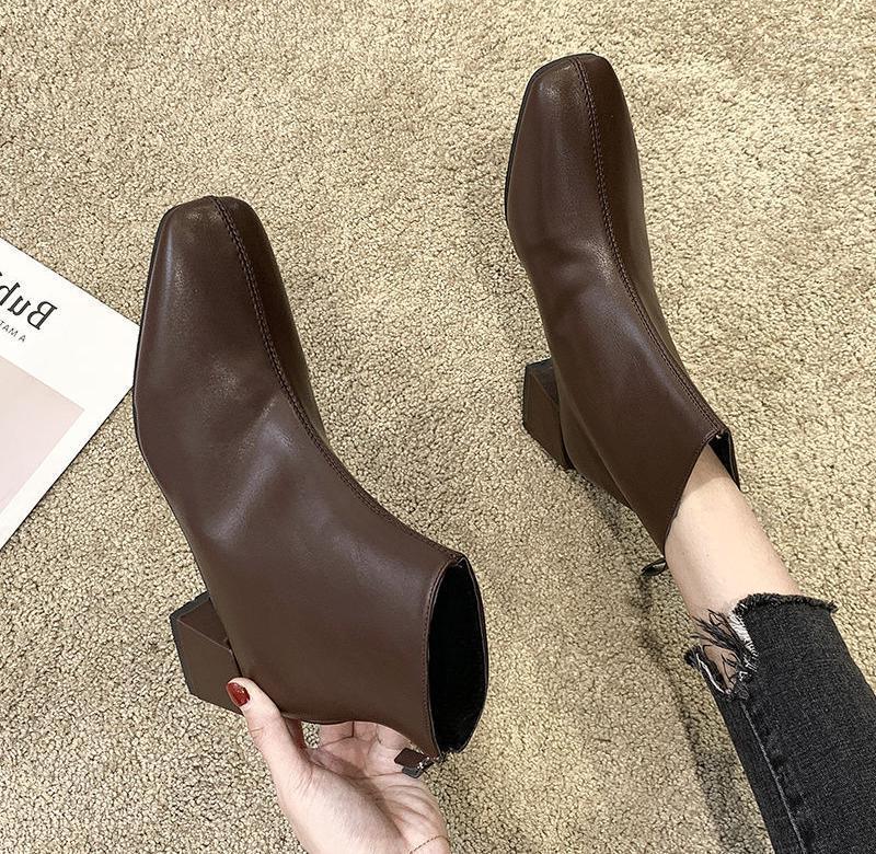 New Boots High Quality Black Boots Genuine Leather Ladies Shoes Spring Female design Heel Ankle Women Shoes1, Photo
New Boots High Quality Black Boots Genuine Leather Ladies Shoes Spring Female design Heel Ankle Women Shoes1, Photo