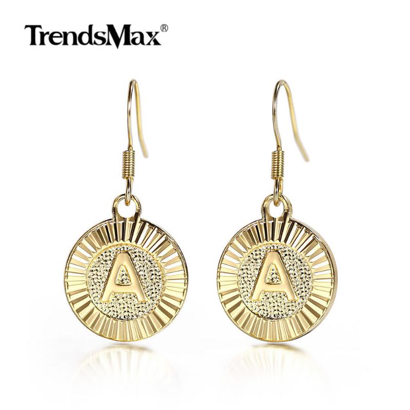 Dangle & Chandelier Gold Color Round Initial A-Z Letter Hoop Drop Earrings For Women Girls English Alphabet Earring Fashion Jewelry Gift DE5
Dangle & Chandelier Gold Color Round Initial A-Z Letter Hoop Drop Earrings For Women Girls English Alphabet Earring Fashion Jewelry Gift DE5