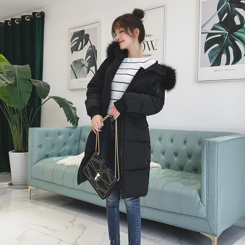 2019 New Autumn winter loose Women parka Outwear Coat Jacket long sleeve Knee length Medium length Thick warm Fashion Cotton LJ201127