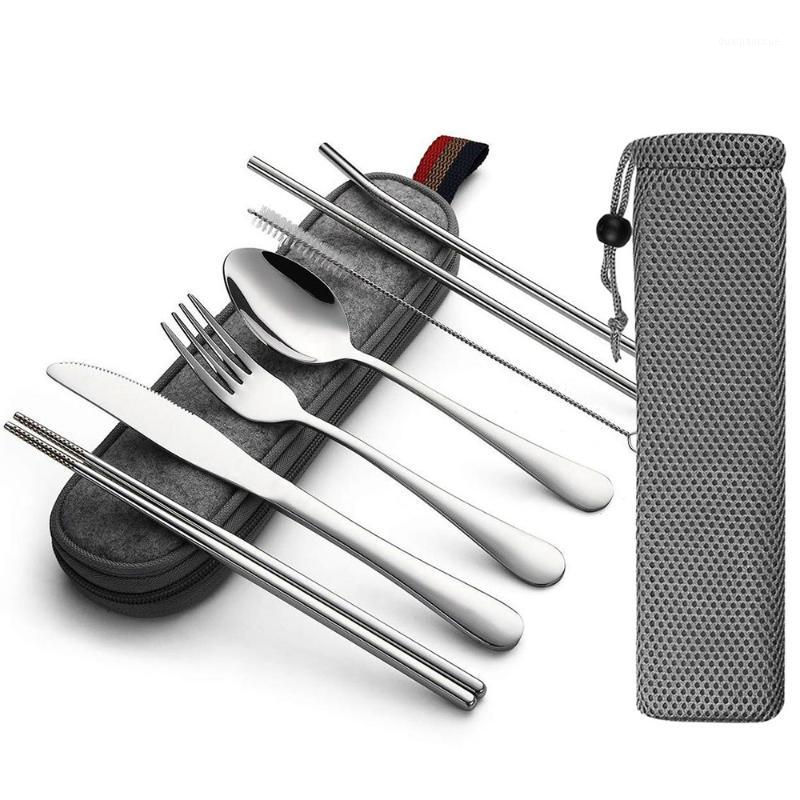 Reusable Silverware with Metal Straw Spoon Fork Chopsticks Drinking Straws Dinnerware Set Travel Camping Cutlery Set1
Reusable Silverware with Metal Straw Spoon Fork Chopsticks Drinking Straws Dinnerware Set Travel Camping Cutlery Set1