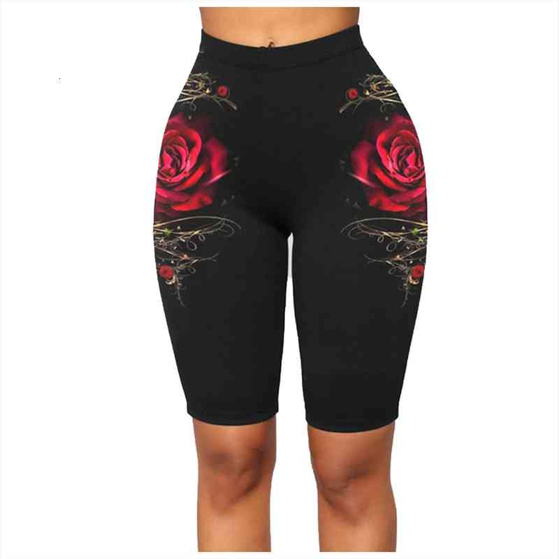 S-5xl Women Rose Print Sport Shorts Casual Elastic High Waist Ladies Short Workout Push Up Biker Shorts Jeans Feminino, White;black
S-5xl Women Rose Print Sport Shorts Casual Elastic High Waist Ladies Short Workout Push Up Biker Shorts Jeans Feminino, White;black