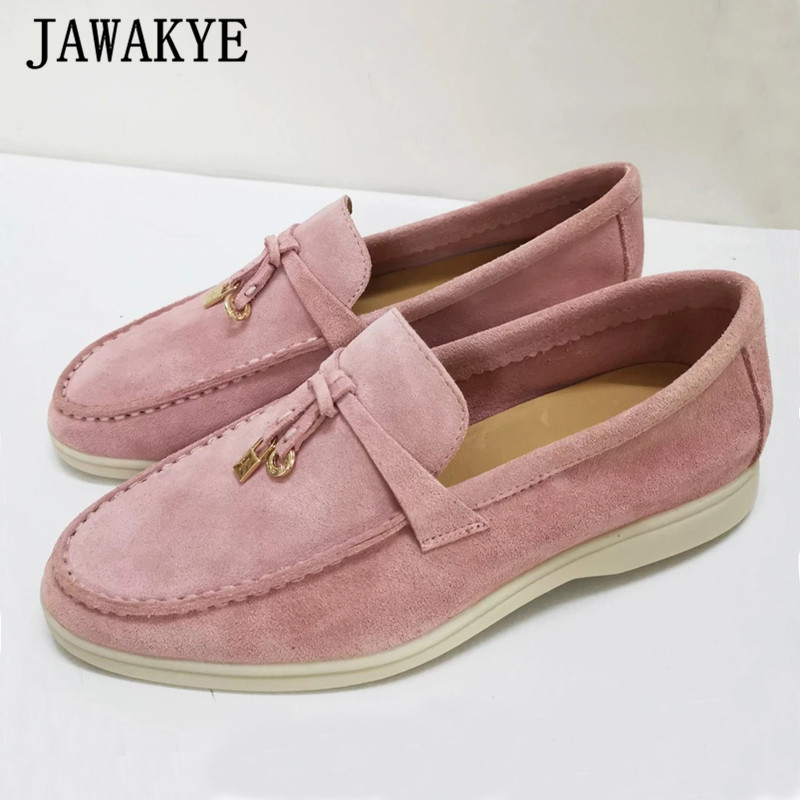 Casual Suede Women Flat Shoes Comfort Real Leather Slip-on Loafers Woman Fringe Metal Lock Decor Walk Driving Shoes Brand Mules C1120, Khaki
Casual Suede Women Flat Shoes Comfort Real Leather Slip-on Loafers Woman Fringe Metal Lock Decor Walk Driving Shoes Brand Mules C1120, Khaki