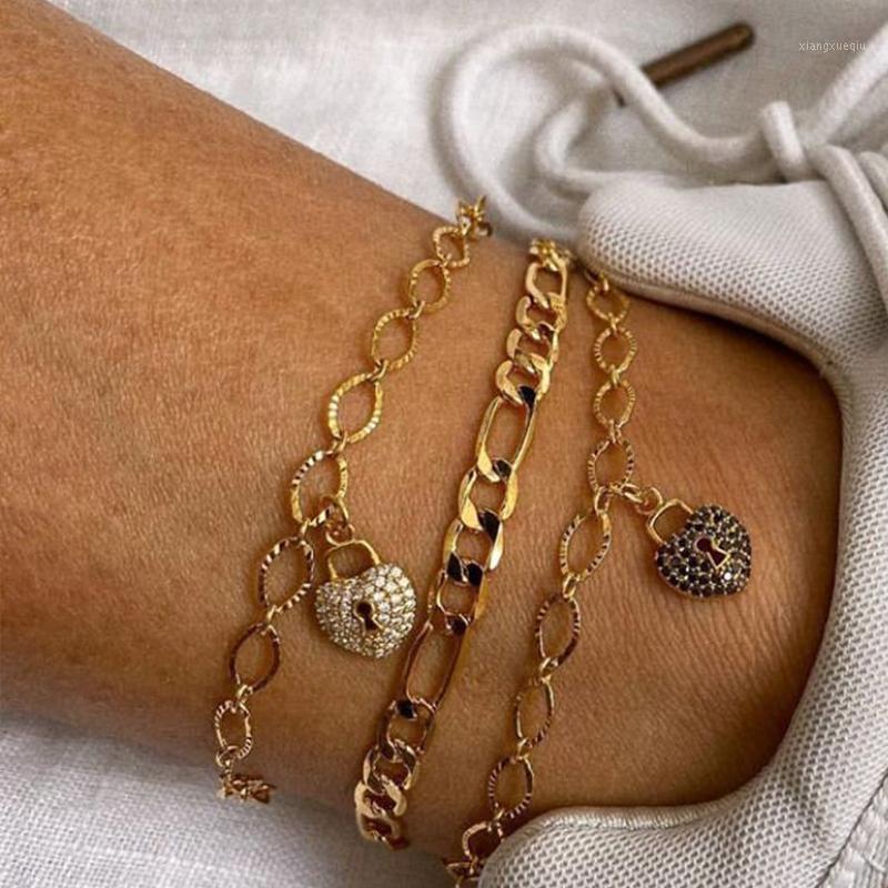 Anklets 3 Pcs/Set Simple Women Set Black Crystal Heart Lock Pendant Gold Anklet Classic Summer Barefoot Female Jewelry, Red;blue
Anklets 3 Pcs/Set Simple Women Set Black Crystal Heart Lock Pendant Gold Anklet Classic Summer Barefoot Female Jewelry, Red;blue