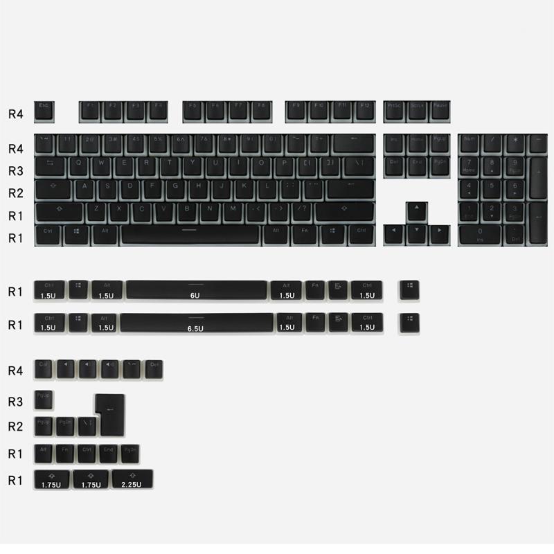 Milk Custard Pudding Design Black White Backlit Keycaps For Cherry Mx Switch Mechanical Gaming Keyboard OEM Profile 141 Keycaps1
Milk Custard Pudding Design Black White Backlit Keycaps For Cherry Mx Switch Mechanical Gaming Keyboard OEM Profile 141 Keycaps1