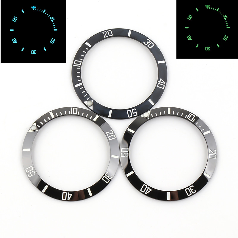 38-30.5mm Black Ceramic Luminous Bezel Insert For 40mm Dial for Submariner Gmt Oyster Yacht Man Watch Face Watches Replace Accessories
38-30.5mm Black Ceramic Luminous Bezel Insert For 40mm Dial for Submariner Gmt Oyster Yacht Man Watch Face Watches Replace Accessories