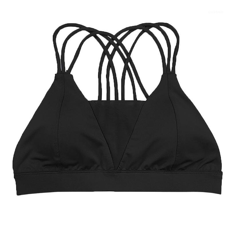 Women's Solid Color Rimless Sports Bra Cross Sports Vest Yoga Underwear Top Underwear Breathable Seamless Sexy Bra#401, Black
Women's Solid Color Rimless Sports Bra Cross Sports Vest Yoga Underwear Top Underwear Breathable Seamless Sexy Bra#401, Black