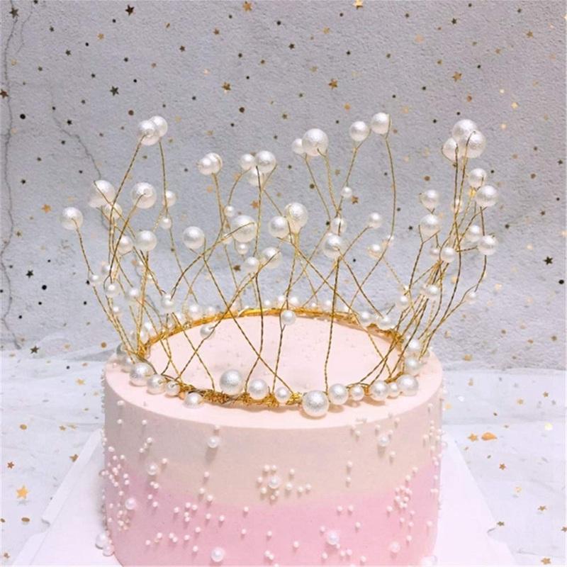 Plastic Pearl Crown Cake Decoration Wedding Birthday Cake Decoration Kitchen Baking Supplies
Plastic Pearl Crown Cake Decoration Wedding Birthday Cake Decoration Kitchen Baking Supplies