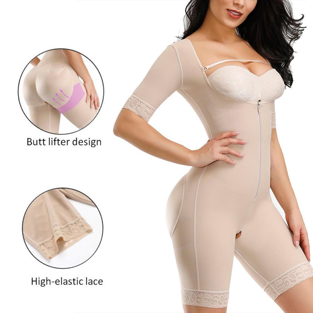Lover-Beauty Women Slimming Underwear Full Body Shaper Tummy Control Waist Trainer Postpartum Recovery Butt Lifter Shapewear LJ200918