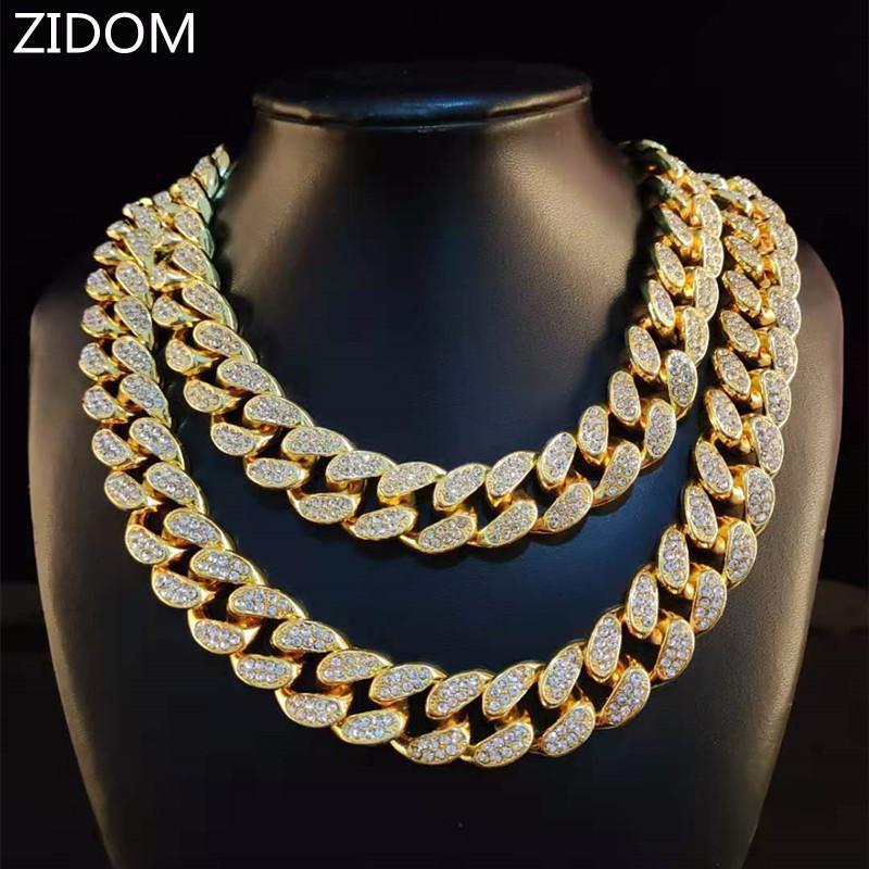 20mm Hip Hop iced out bling Chain Necklaces pave setting rhinestone Miami Cuban Chains Hiphop Necklace Men fashion jewelry
20mm Hip Hop iced out bling Chain Necklaces pave setting rhinestone Miami Cuban Chains Hiphop Necklace Men fashion jewelry