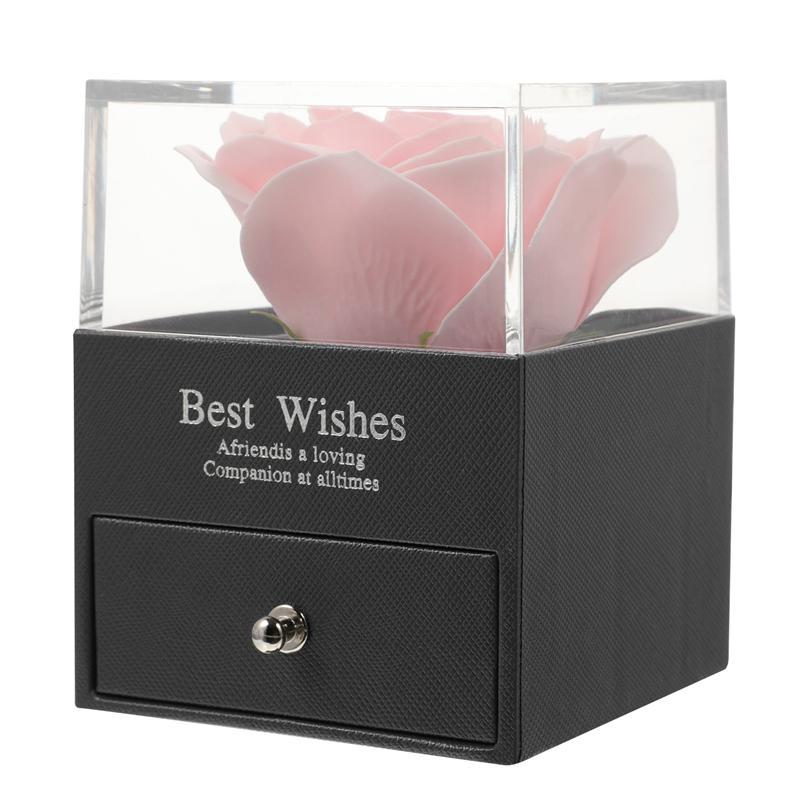 Preserved Rose Acrylic Jewelry Box Ring Pendant Box Creative Jewelry Storage Case Rose Soap Flower Soap Flower
Preserved Rose Acrylic Jewelry Box Ring Pendant Box Creative Jewelry Storage Case Rose Soap Flower Soap Flower