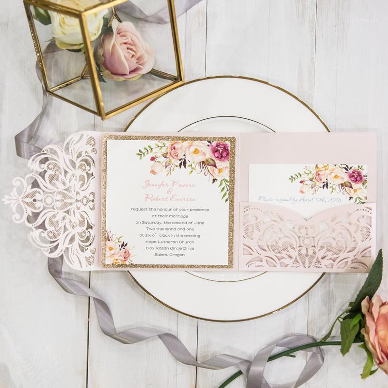 25pc Romantic Blush Pink Spring Flower Glittery Laser Cut Pocket Wedding Invitation Cover Only1
25pc Romantic Blush Pink Spring Flower Glittery Laser Cut Pocket Wedding Invitation Cover Only1