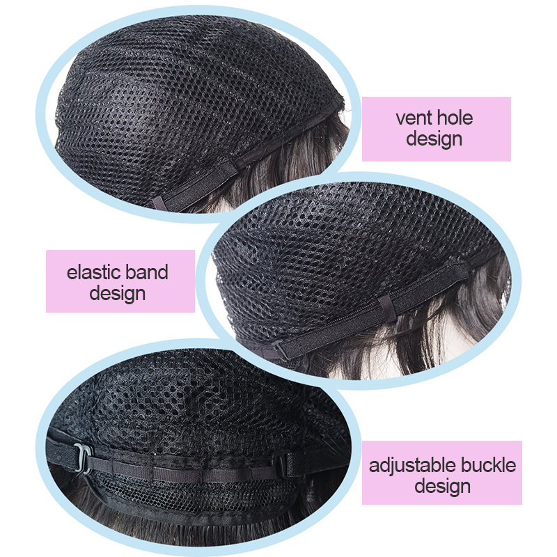 Multicolor Hair Wigs Mid Part Long Curly Hair European American Style Fashion High Temperature Silk Big Wavy WH0535