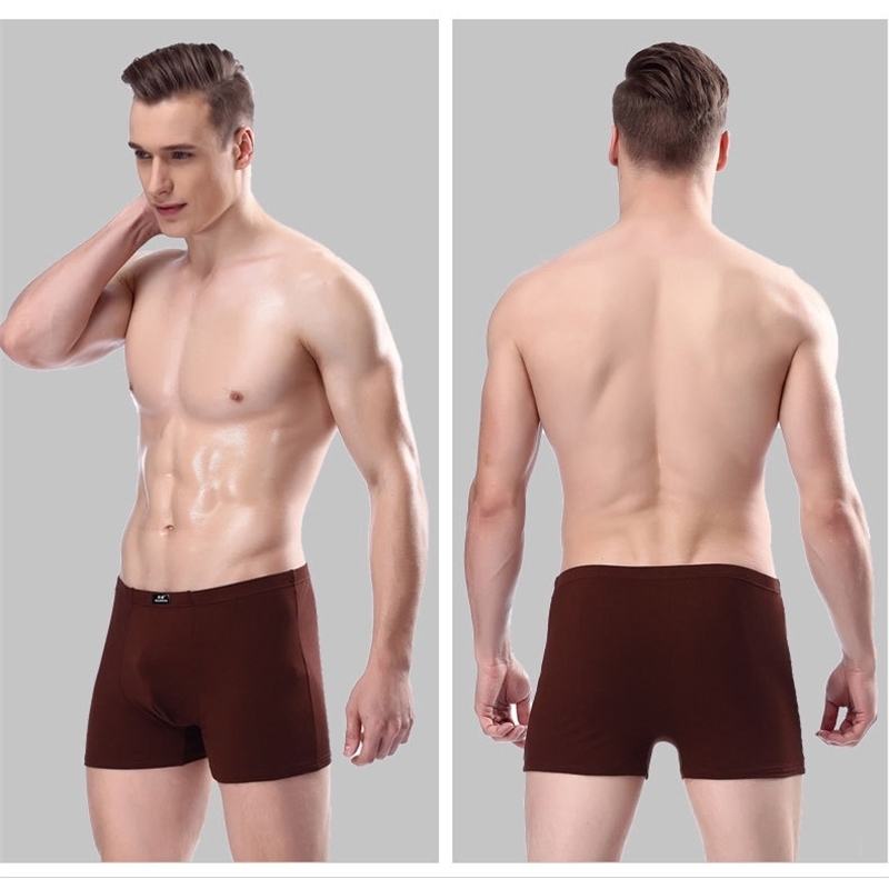 Boxers Man Panties Breathable Underpants Male Boxer 5pcs Soft Undershorts Men Boxers Underwear calzoncillos Plus size 5XL 6XL 201023
