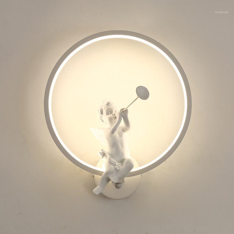 GZMJ Wonderland Modern Black/White Wall Lamp Design Round Wall Light Acrylic Decoration Lights for Angel Play the Trumpet1
GZMJ Wonderland Modern Black/White Wall Lamp Design Round Wall Light Acrylic Decoration Lights for Angel Play the Trumpet1