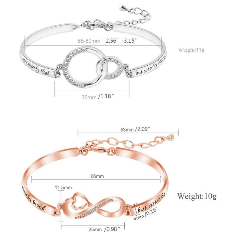 Charm Bracelets "Not Sister By Blood But Heart" Christmas Day Gift Bracelet, Rose Gold Fashion Jewelry For Women And Girls R7RF
Charm Bracelets "Not Sister By Blood But Heart" Christmas Day Gift Bracelet, Rose Gold Fashion Jewelry For Women And Girls R7RF