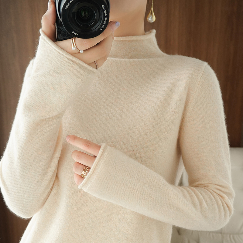 Autumn Winter Women Sweater Turtleneck Cashmere Sweater Women Knitted Pullover Fashion Keep Warm Long Sleeve Loose Tops 201225