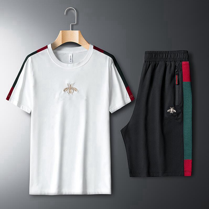 Men Tracksuits Luxury Designer T-Shirt + Short Pants 2 Piece Sets Summer Mens Casual Shorts Sets Fashion trend Short-Sleeve Suit Embroidery Hip Hop Streetwear, Customize
Men Tracksuits Luxury Designer T-Shirt + Short Pants 2 Piece Sets Summer Mens Casual Shorts Sets Fashion trend Short-Sleeve Suit Embroidery Hip Hop Streetwear, Customize
