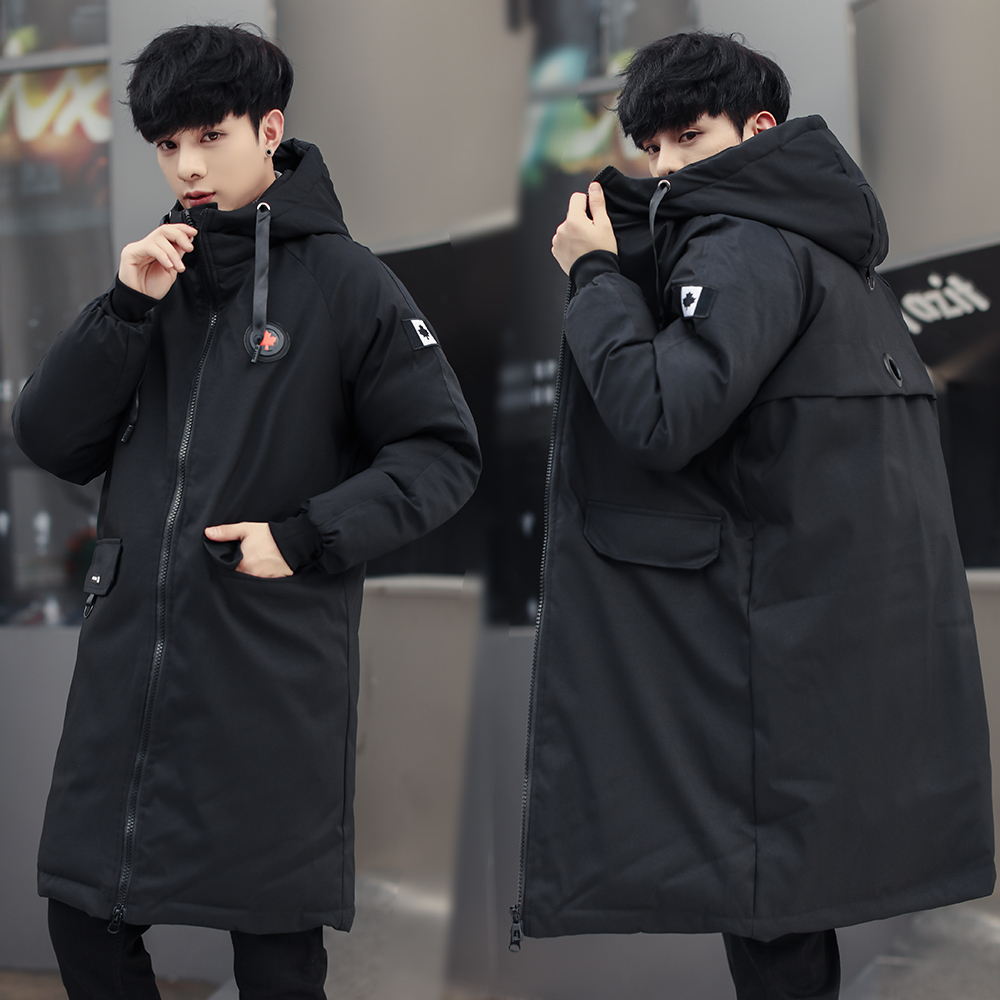 Long Parkas Winter Jacket Men New Warm Windproof Casual Outerwear Padded Cotton Coat Big Pockets High Quality Parkas Men T200319