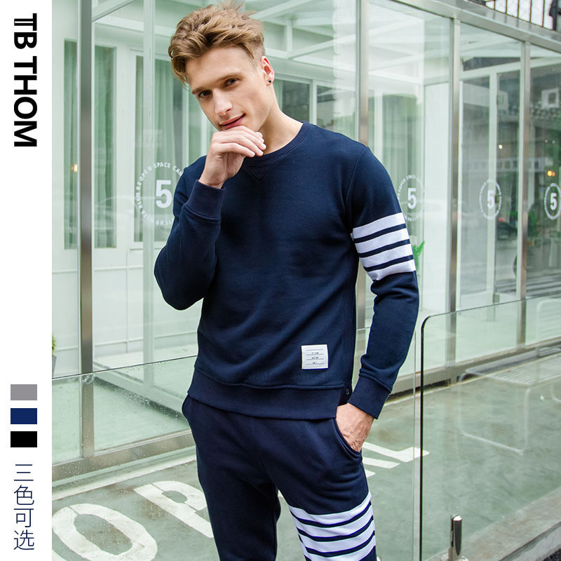 Yarn dyed pure TB Thom men's sweater crew neck Pullover cotton trend casual coatXHP82Q, Gray
Yarn dyed pure TB Thom men's sweater crew neck Pullover cotton trend casual coatXHP82Q, Gray