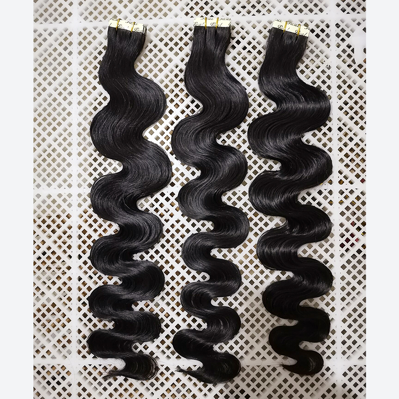 Skin Weft Tape In Hair Extensions Human For VIP customer customization factory Outlet wholesale 55cm 150g/60piece