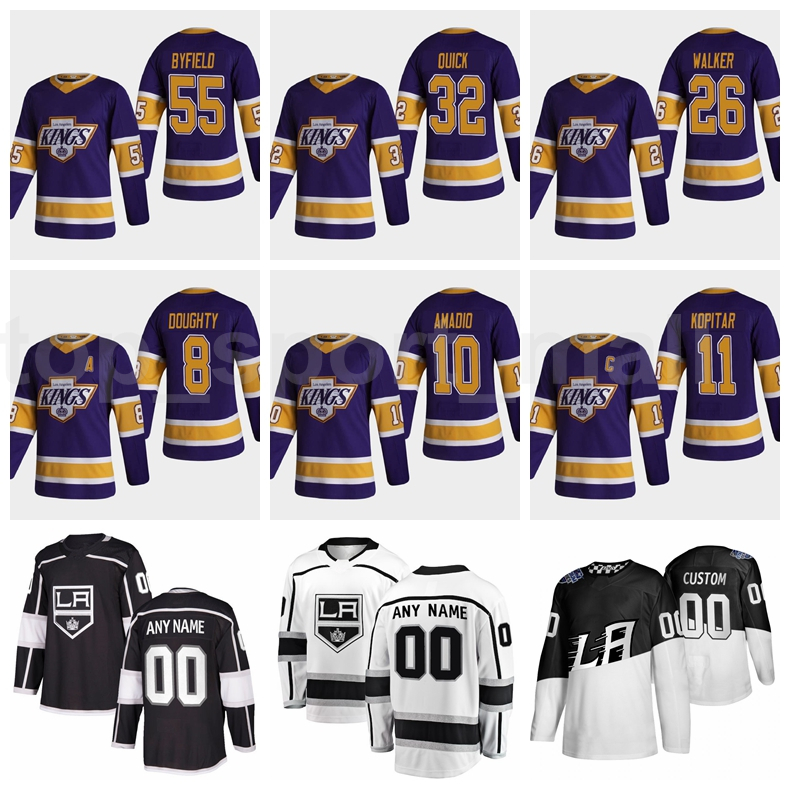Reverse Retro LA Los Angeles Kings 55 Quinton Byfield Jersey Hockey 6 Olli Maatta 10 Michael Amadio 3 Matt Roy 51 Austin Wagner Home Black Away White, Purple
Reverse Retro LA Los Angeles Kings 55 Quinton Byfield Jersey Hockey 6 Olli Maatta 10 Michael Amadio 3 Matt Roy 51 Austin Wagner Home Black Away White, Purple