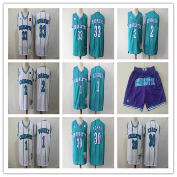 Mens Charlotte Hornets 33 Alonzo Mourning 2 Larry Johnson 1 Muggsy Bogues 30 Dell Curry Basketball Shorts Jersey, Colour
Mens Charlotte Hornets 33 Alonzo Mourning 2 Larry Johnson 1 Muggsy Bogues 30 Dell Curry Basketball Shorts Jersey, Colour