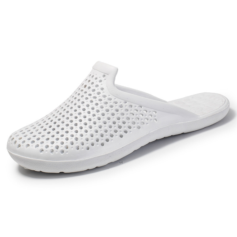 35-45 Flat heel massage slippers Unisex house scuffs women close toes slides men hollow summer moccasins z509, Black
35-45 Flat heel massage slippers Unisex house scuffs women close toes slides men hollow summer moccasins z509, Black