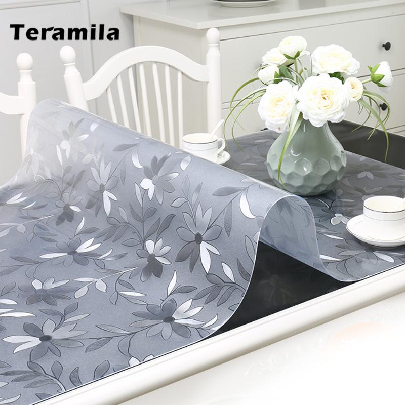 Teramila 1.5mm Soft Glass Tablecloth Printed PVC Transparent Table Cloth Waterproof Oilproof Table Cover For Kitchen Dining Mat, 02a0107
Teramila 1.5mm Soft Glass Tablecloth Printed PVC Transparent Table Cloth Waterproof Oilproof Table Cover For Kitchen Dining Mat, 02a0107