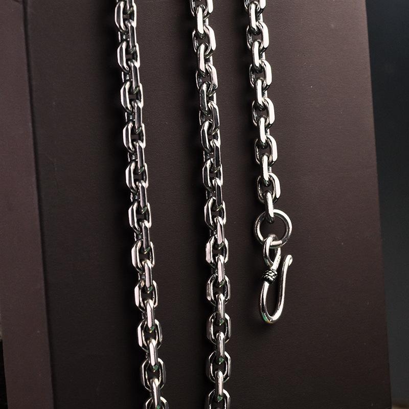 BOCAI New real pure s925 silver men and women necklace retro stylish personality diamond chain all-match fashion jewelry
BOCAI New real pure s925 silver men and women necklace retro stylish personality diamond chain all-match fashion jewelry