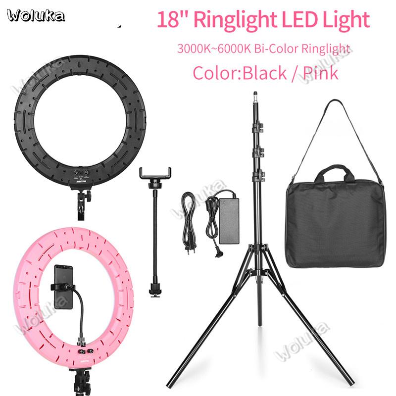 RL-480 18'' 45cm Dimmable LED Ring Light Lamp 60Ws 3000~6000K 480 LED with Light Stand for Photo Video Lighting Kit CD50 T03
RL-480 18'' 45cm Dimmable LED Ring Light Lamp 60Ws 3000~6000K 480 LED with Light Stand for Photo Video Lighting Kit CD50 T03