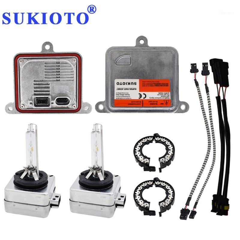 SUKIOTO D1S HID Projector Lens Bulb Kit 55W D3S 6000K 4300K 5000K 8000K Canbus HID Kit Electronic OEM D1S Ballast D1R D3R1
SUKIOTO D1S HID Projector Lens Bulb Kit 55W D3S 6000K 4300K 5000K 8000K Canbus HID Kit Electronic OEM D1S Ballast D1R D3R1