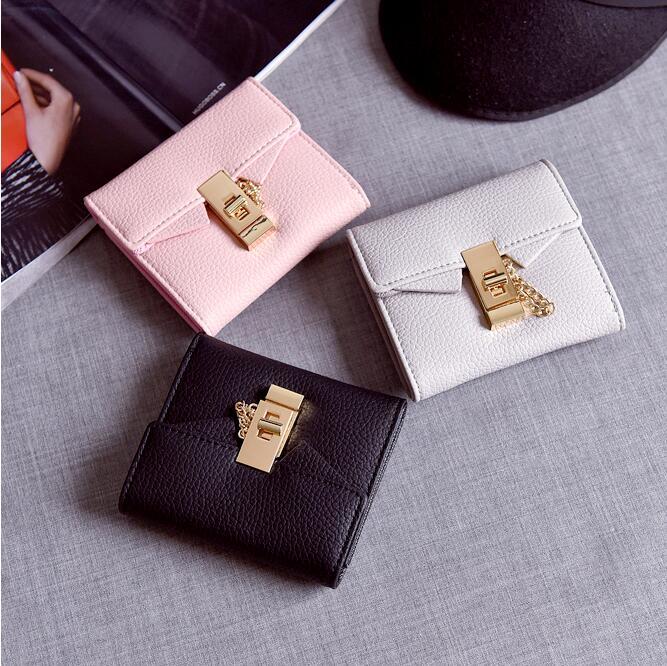 Factory wholesale women handbag Joker atmospheric leather wallet new retro leather short wallet simple chain decorative buckle women wallet, Red;black
Factory wholesale women handbag Joker atmospheric leather wallet new retro leather short wallet simple chain decorative buckle women wallet, Red;black