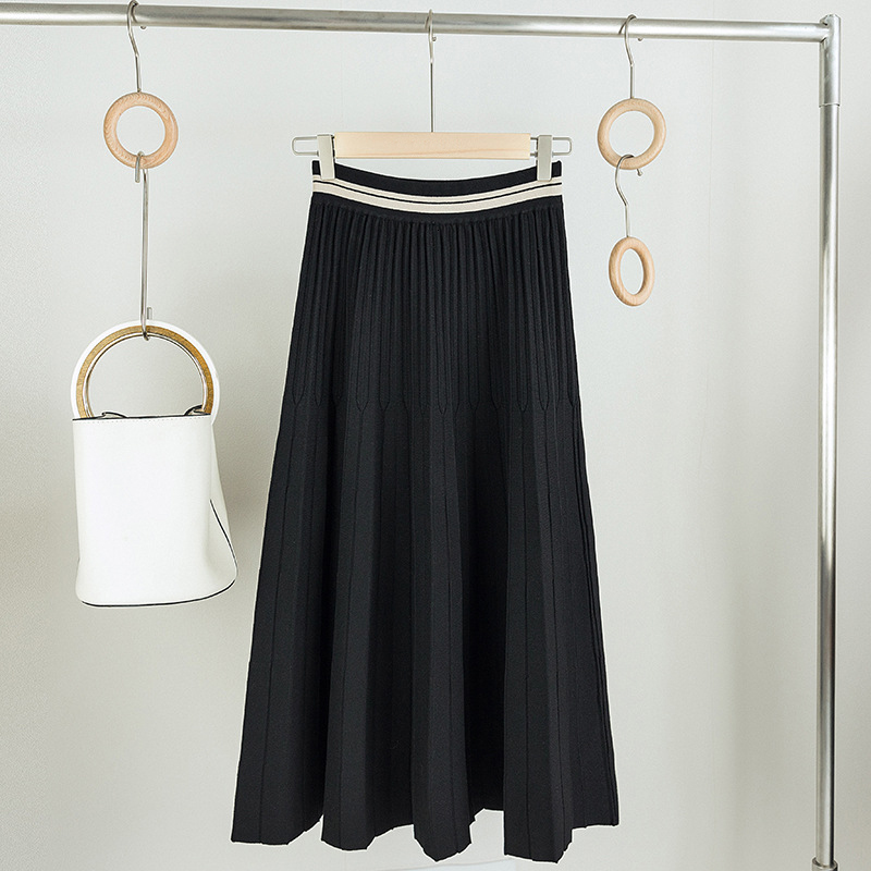 2021 New Sherhure Autumn Knitted Pleated Long Skirts Jupe Femme Saia Vintage Women High Waist A-line Black Skirt 0o3v, Beige
2021 New Sherhure Autumn Knitted Pleated Long Skirts Jupe Femme Saia Vintage Women High Waist A-line Black Skirt 0o3v, Beige