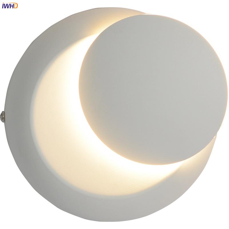 IWHD White Black Modern LED Wall Light Fixtures Bedroom Children Living Room Nordic Style Creative Wall Lamp Aplique Luz Pared
IWHD White Black Modern LED Wall Light Fixtures Bedroom Children Living Room Nordic Style Creative Wall Lamp Aplique Luz Pared
