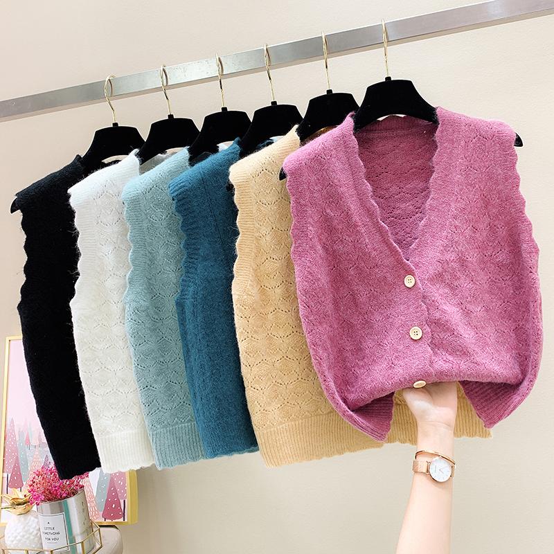 Autumn winter loose thick sleeveless Sweater cardigans Women casual v-neck Sweater vest female knit Jumpers top 2020, Orange
Autumn winter loose thick sleeveless Sweater cardigans Women casual v-neck Sweater vest female knit Jumpers top 2020, Orange