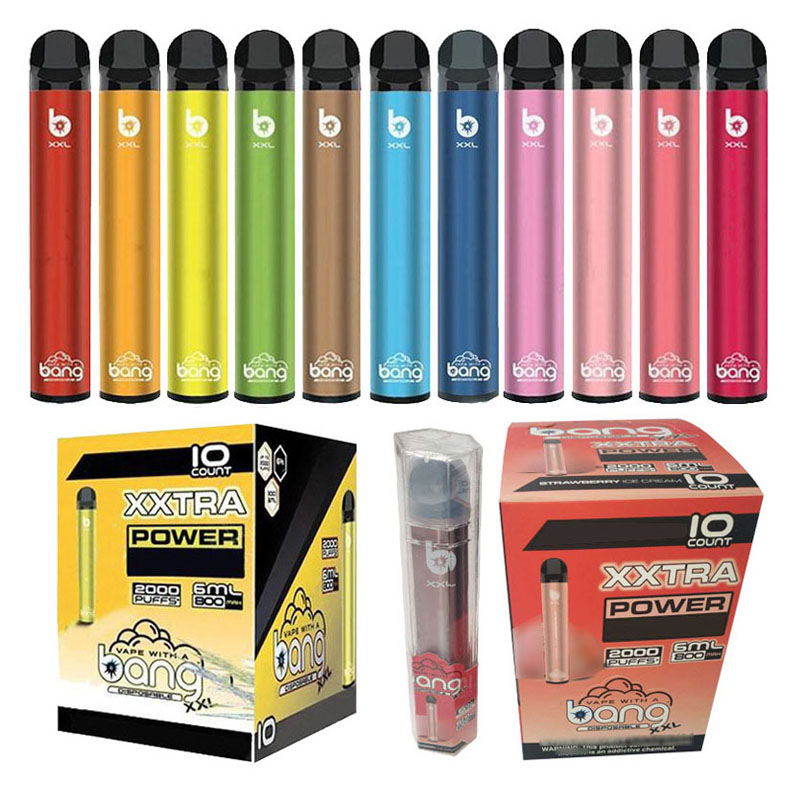Unique design vaporizer cartridges Bang XXL XXtra disposable vape pen bulk buy 2000 puffs vapor automizer with retail display box pack
Unique design vaporizer cartridges Bang XXL XXtra disposable vape pen bulk buy 2000 puffs vapor automizer with retail display box pack